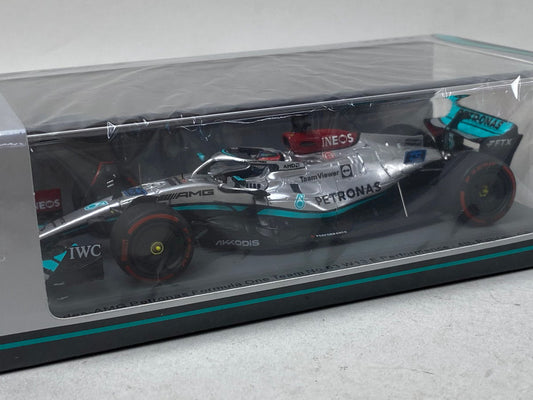 1:43 SPARK S8516 Mercedes AMG PETRONAS F1 W13 E Performance Bahrain GP 2022 #63 George Russell