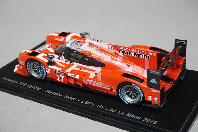 1:43 SPARK S4638 Porsche 919 Hybrid LMP1 HY LM 2nd 2015 #17