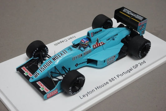 1:43 SPARK ROMU055 Leyton House 881 Portuguese GP #16 I.Capelli ROMU