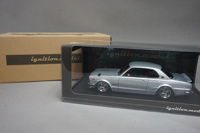 1:18 ignition model IG0743 Nissan Skyline 2000 GT-R (KPGC110) Silver