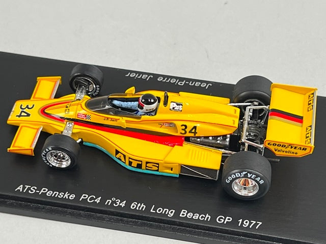 1:43 SPARK S3371 ATS-Penske PC4 Long Beach GP 1977 #34 Jean-Pierre Jarier