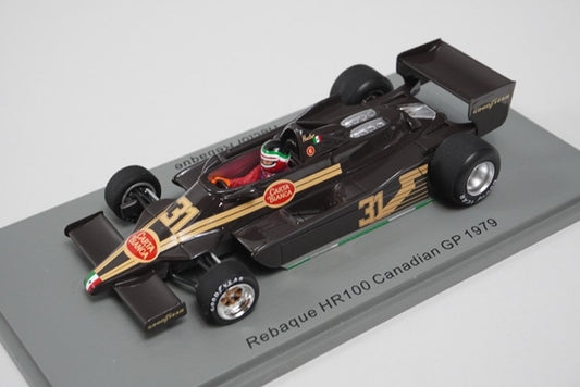 1:43 Spark S5750 Lebark HR100 Canadian GP 1979 #31 H. Lebark model car
