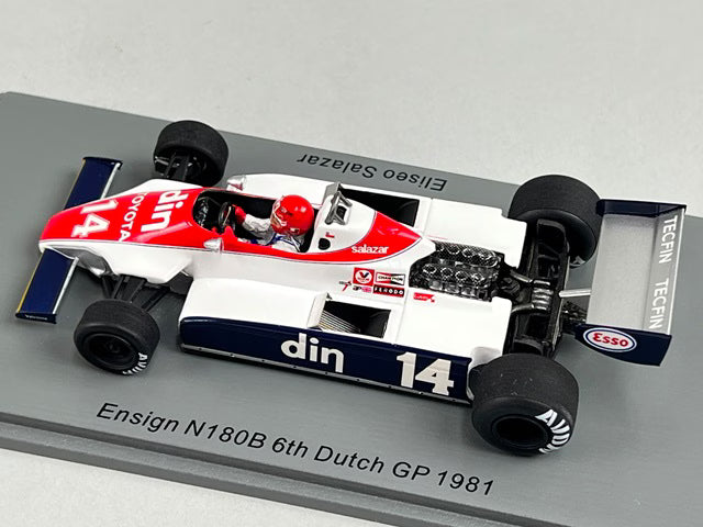 1:43 SPARK S3948 Ensign N180B Dutch GP 1981 #14