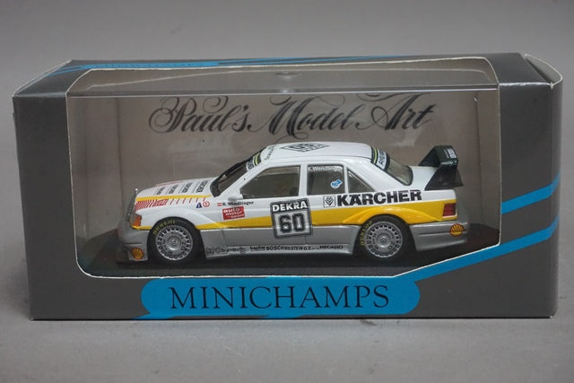 1:43 MINICHAMPS 3130 Mercedes 190 E Evo 2 AMG-Karcher Wendlinger #60