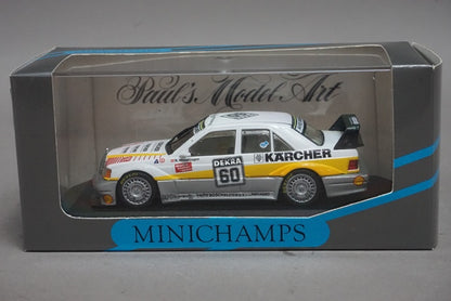 1:43 MINICHAMPS 3130 Mercedes 190 E Evo 2 AMG-Karcher Wendlinger #60