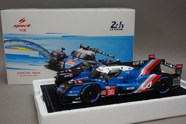 1:18 SPARK 18S691 Alpine A480 Gibson Le Mans 24h 2021 #36