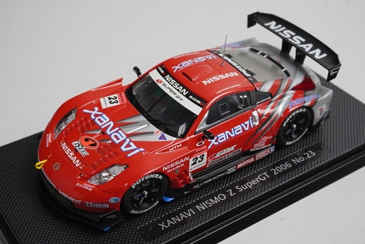 1:43 EBBRO 43794 Nissan XANAVI NISMO Z Super GT 2006 #23 model car