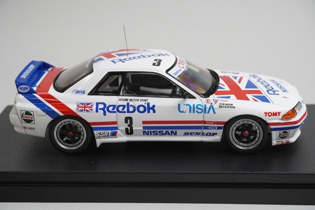 1:43 HPI 8608 Nissan Leabook Skyline GT-R JTC Tsukuba 1991 #3 model car