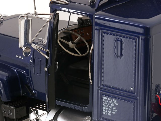 RK180172 ROAD KINGS 1:18 Mack RL 700L Blue Metallic