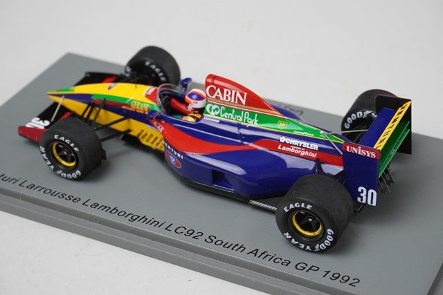 1:43 SPARK S6967 Venturi Larousse Lamborghini LC92 South African GP 1992 #30 model car