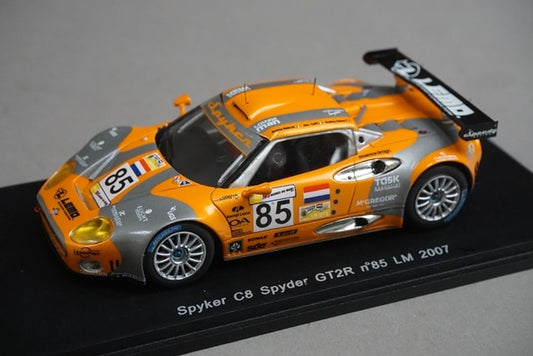 1:43 SPARK S0317 Spyker C8 Spyder GT2R LM 2007 #85 model car