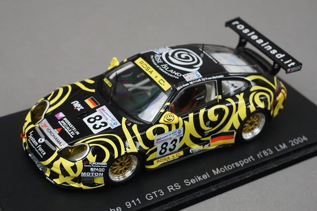 1:43 SPARK BAM002 BAM Porsche 911 GT3 RS Seikel Motorsport Le Mans 2004 #83