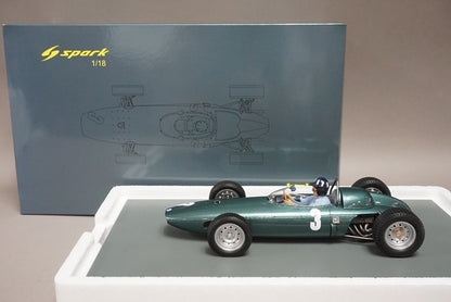 1:18 SPARK 18S225 BRM P57 World Champion 1962 #3 Graham Hill