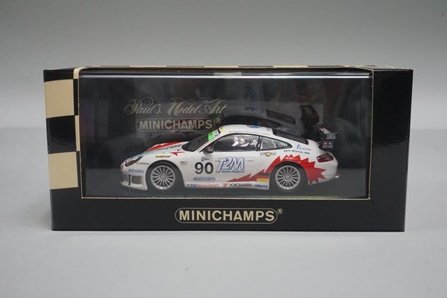 1:43 MINICHAMPS 400046980 Porsche 911 GT3 RS 1000Km SPA 2004 #90