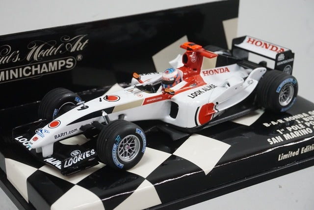 1:43 MINICHAMPS 400040109 BAR Honda 006 San Marino GP 2004 #9 Jenson Button