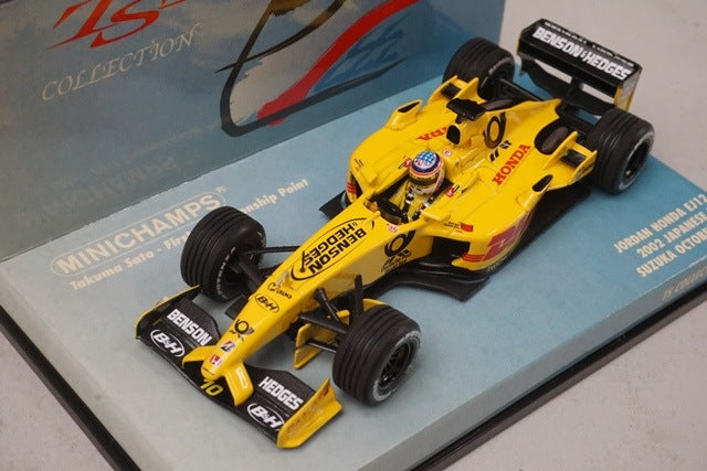 1:43 MINICHAMPS 518024310 Jordan Honda EJ12 Japanese GP 2002 #10 Takuma Sato model car