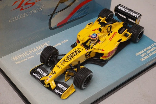 1:43 MINICHAMPS 518024310 Jordan Honda EJ12 Japanese GP 2002 #10 Takuma Sato model car