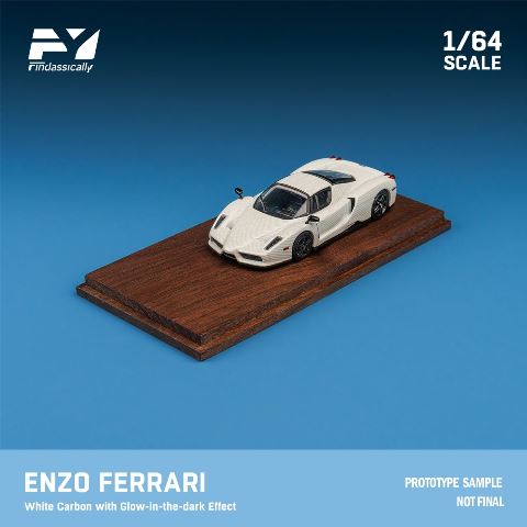 FY64034 Finclassically 1:64 Enzo Luminous White carbon