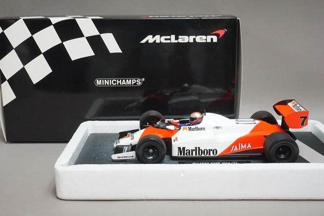 1:18 MINICHAMPS 537831807 McLaren Ford MP4/1C America West GP Winner 1983 #7 John Watson