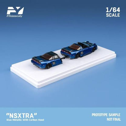 FY64041 Finclassically 1:64 NSXTRA Transparent Blue Deluxe ver. model car