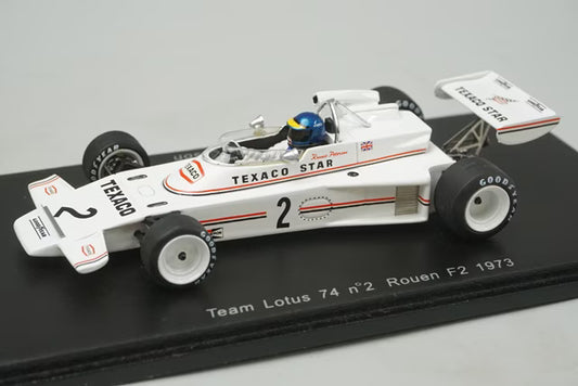1:43 SPARK S1776 Team Lotus 74 Rouen F2 1973 #2 Ronnie Peterson