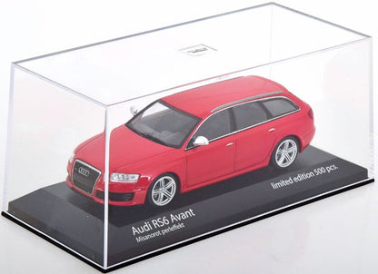 943 017213 MINICHAMPS 1:43 Audi RS6 Avant 2007 red