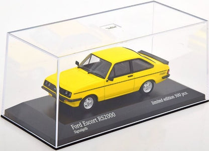 943 084303 MINICHAMPS 1:43 Ford Escort RS 2000 1976 yellow/black