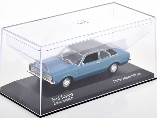 943 081303 MINICHAMPS 1:43 Ford Taunus 1970 bluemetallic/matt.black