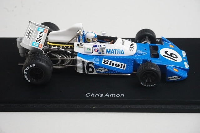 1:43  SPARK S1606 Matra MS 120C Monaco GP 6th 1972 #16 C. Amon model car