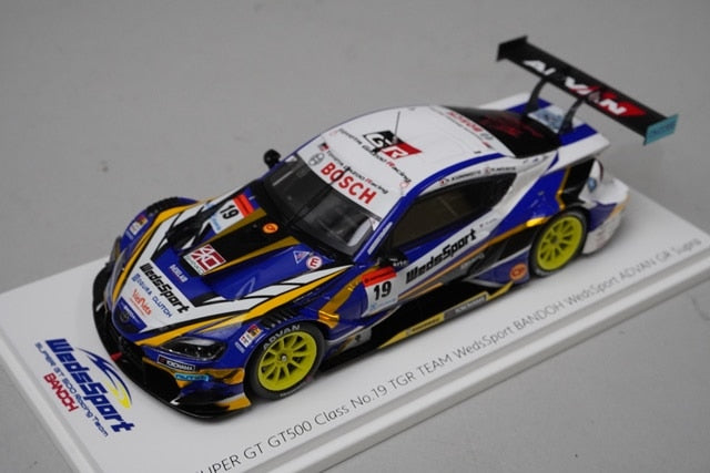 1:43 Spark WSB-MS001 RPB Super GT GT500 Class TGR BANDOH ADVAN GR Supra 2020 #19 model car