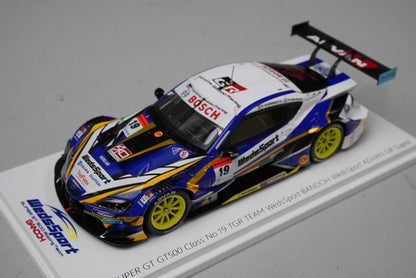 1:43 Spark WSB-MS001 RPB Super GT GT500 Class TGR BANDOH ADVAN GR Supra 2020 #19 model car