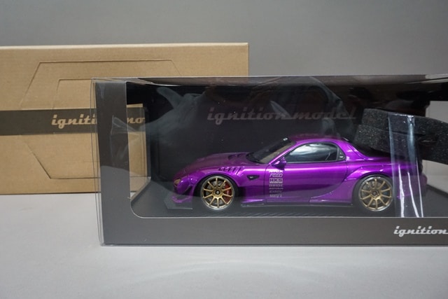 1:18 ignition model IG2965 Mazda FEED Afflux GT3 (FD3S) Purple Metallic