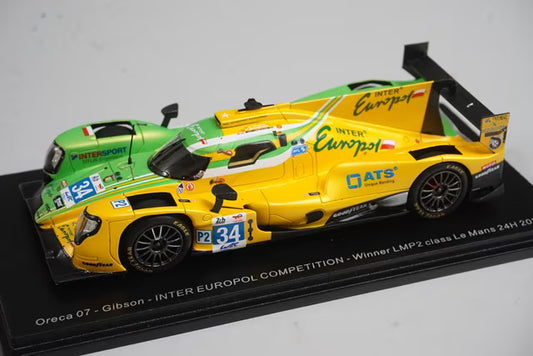 1:43 SPARK S8744 Oreca 07 Gibson Inter Europol Competition Le Mans Class winner 2023 #34