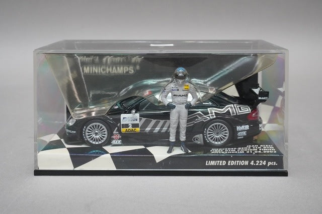 1:43 MINICHAMPS 400023292 Mercedes-Benz CLK DTM First Podium Ceremony Hockenheim 2002 #2 J. Alesi