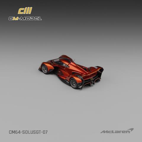 CM64-SOLUSGT-07 CM-Model 1:64 McLaren Solus GT Metallic Orange model car