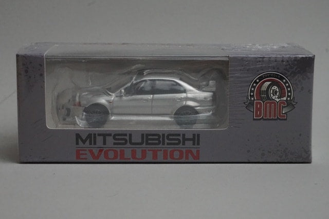 64B0408 BM CREATIONS 1:64 Mitsubishi Lancer Evolution V/VI Silver RHD model car