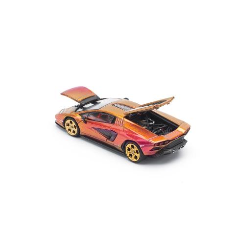 [ Pre-order ] PR640175 POP RACE 1:64 Lamborghini Countach LPI800-4 BLU HAL