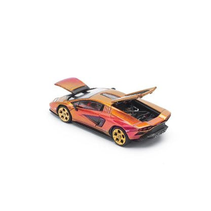 [ Pre-order ] PR640175 POP RACE 1:64 Lamborghini Countach LPI800-4 BLU HAL