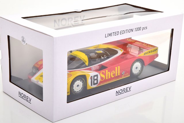 187414 NOREV 1:18 Porsche 962C 24h Le Mans 1988 #18 Wollek/Schuppan/v.d.Merwe MODELISSIMO model car