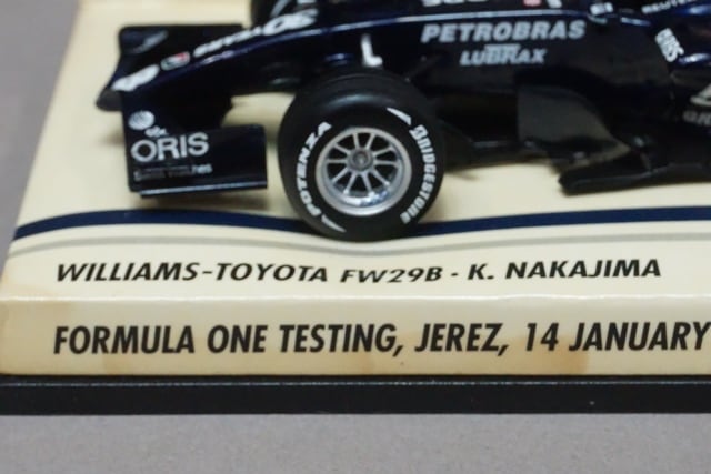 1:43 MINICHAMPS 400080108 Williams Toyota FW29B Kazuki Nakajima #8 model car
