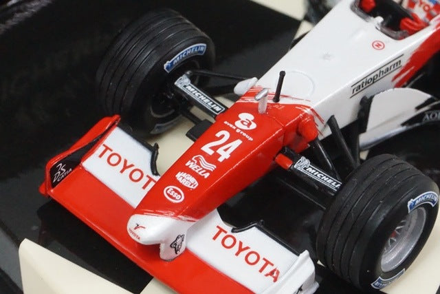 1:43 MINICHAMPS 400020024 Panasonic Toyota Racing TF102 #24 M.Salo avex decal specification