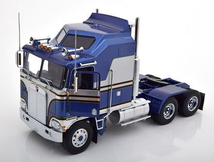 RK180144 ROAD KINGS 1:18 Kenworth K100 Aerodyne 1976 bluemetallic/silver