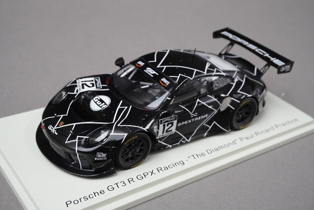 1:43 SPARK SP325 Porsche GT3 R GPX Racing "The Diamond" Paul Ricard Practice #12
