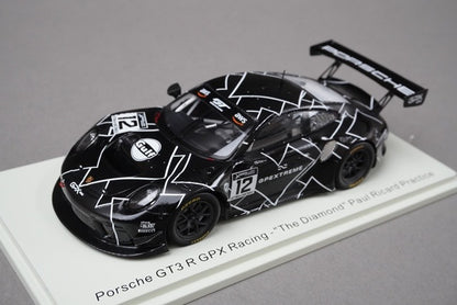 1:43 SPARK SP325 Porsche GT3 R GPX Racing "The Diamond" Paul Ricard Practice #12