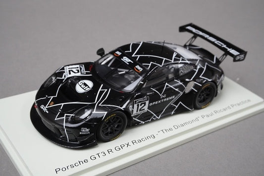 1:43 SPARK SP325 Porsche GT3 R GPX Racing "The Diamond" Paul Ricard Practice #12
