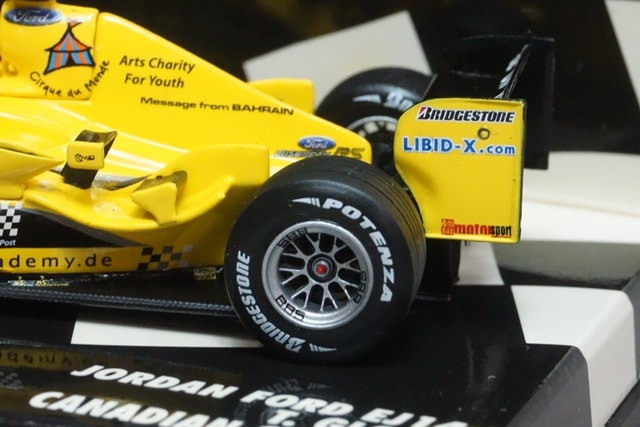 1:43 MINICHAMPS 400040119 Jordan Ford EJ14 Canadian GP 2004 T.Glock model car