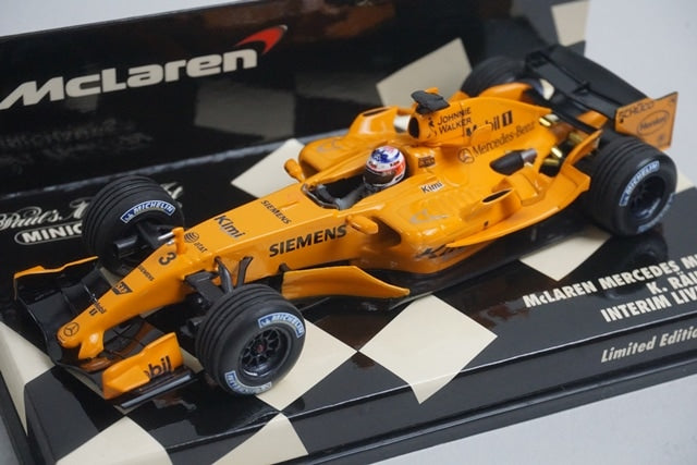 1:43 MINICHAMPS 530064373 McLaren Mercedes MP4-21 INTERIM LIVERY '6 K. Raikkonen model car