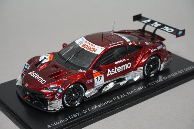 1:43 SPARK SGT026 Honda Astemo NSX-GT GT500 Super GT 2022 #17 model car