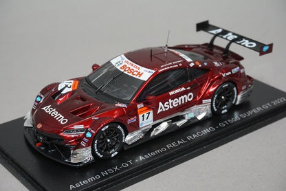 1:43 SPARK SGT026 Honda Astemo NSX-GT GT500 Super GT 2022 #17 model car