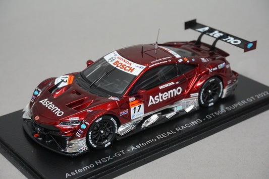 1:43 SPARK SGT026 Honda Astemo NSX-GT GT500 Super GT 2022 #17 model car
